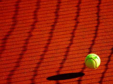 yellow sport ball tennis